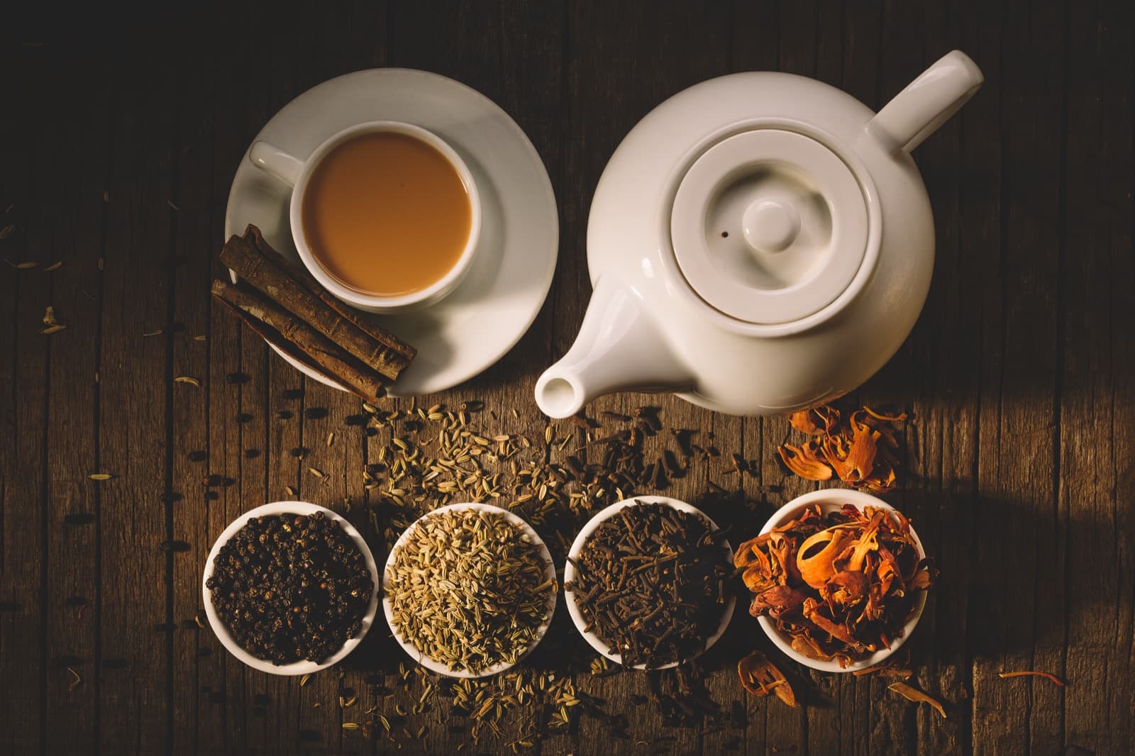 A glass of masala chai