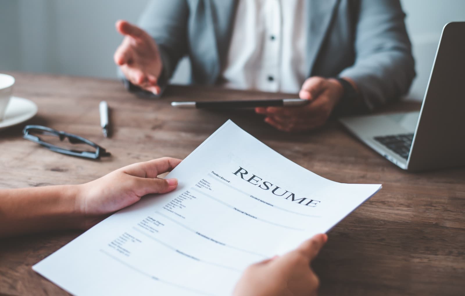 A campus placement interview